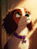 do disney pets portrait illustration in disney style