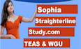 do sophia, wgu, hesi class, studycom,umpi,snhu and straighterline courses