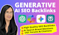 skyrocket ai SEO with high quality GEO backlinks or ai mentions