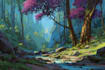 design detailed fantasy landscapes and environments