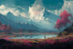 do detailed fantasy landscapes and environments