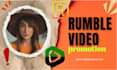 promote your rumble video to increase views and subscribers