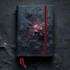 design an eccentric dark book cover