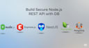 build a secure rest API with nodejs nestjs and database