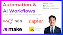 build advanced business automation using n8n, make, and zapier