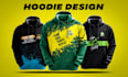 customize hoodie, tracksuit design and sublimation print