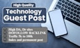do tech guest post, gadgets, ai, gaming guest post with dofollow tech backlinks
