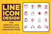 unique and professional custom icon design, your app with icon sets