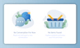 design engaging empty state illustrations for apps and websites