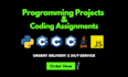 do coding projects, game, web and app development tasks in cpp, python, java
