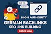 high authority german backlinks SEO link building from germany