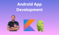develop a custom android app in kotlin with modern UI and secure features