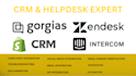 setup zendesk, gorgias, intercom, intercom fin ai, shopify crm