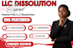 dissolve your llc and file business dissolution documents in any US state