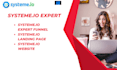 create systeme io sales funnel, landing page in systeme io