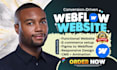 design, redesign, or develop webflow website, webflow expert, figma to webflow