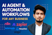 be your ai agent expert n8n make latenode zapier manychat vapi