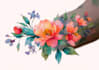 custom a watercolor tattoo design