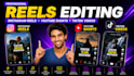 edit viral instagram reels, tiktok videos and youtube shorts