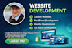 develop your website and backend