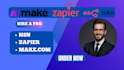 make com automation made com integromat zapier integrations api scenario
