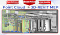convert point cloud to 3d revit mep, tga, plumbing, hvac