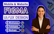 do modern mobile app, figma website, figma design, website ui ux design