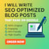 write engaging and SEO friendly blog posts