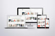 design digital product mockup bundle, online course cover