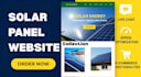 build solar panel website solar construction website renewable energy website