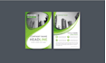 do modern a4 one page business brochure, flyer for print