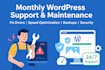 do wordpress maintenance, website update and support