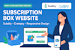 design and setup a responsive subbly or cratejoy subscription box website