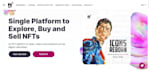 design nft art showcase and collection website minting website solana website