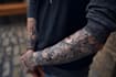 make old school or traditional style tattoo logo design