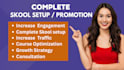 do skool promotion, setup skool online community, skool promotion for course