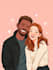 draw couple portrait for wedding illustration