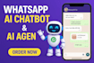 build whatsapp ai chatbot, ai calling agent and telegram bot