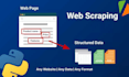 scrape any website, web data scraping python,octaparse,apify,zillow,yellow,ebay