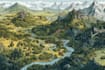 do fantasy map illustration for dnd, novels