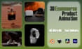 create 3d ecommerce producrt animation
