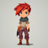 draw 2d video game props, items,icons