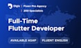 provide a full time flutter developer