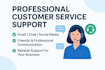 handle chat, email, and phone support