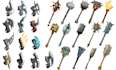 do 2d weapon 2d game art concept art game icons