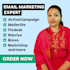 be brevo, mailchimp, flodesk, klaviyo, activecampaign expert