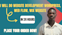 do website development wordpress website design webflow website wix website seo