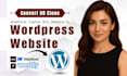 convert or clone wix, figma, squarespace, weebly or webflow to wordpress