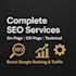 do on page, off page and technical SEO for your website