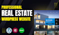 design a professional wordpress real estate website